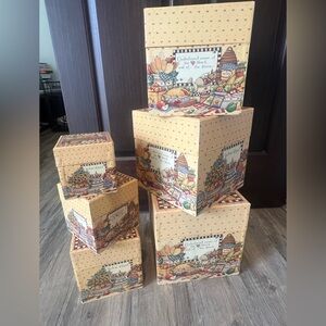 BOB’s Boxes nesting boxes- set of 6- country home